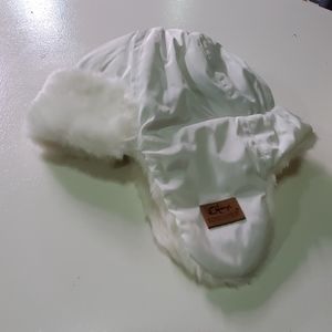 Screamer White Trapper Hat
